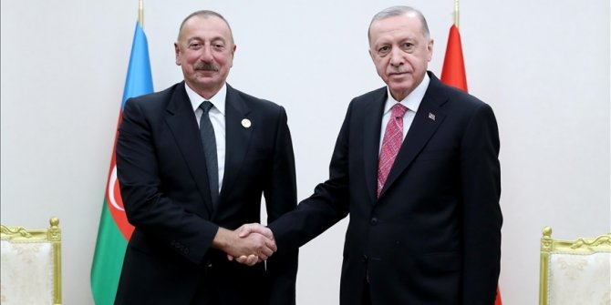 Cumhurbaşkanı Erdoğan, Azerbaycan Cumhurbaşkanı Aliyev'le telefonda görüştü