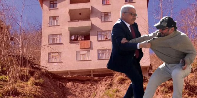 Korku apartmanında başkan şiddeti