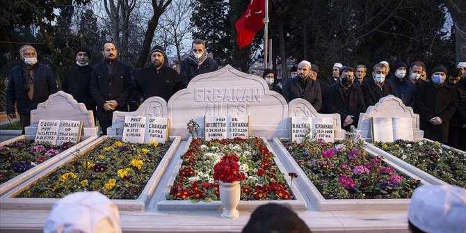 Merhum başbakan Necmettin Erbakan kabri başında anıldı