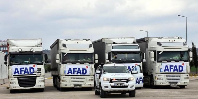 Ukrayna'ya 4 TIR daha insani yardım malzemesi gönderildi