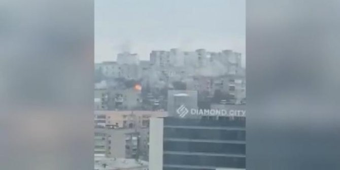 Harkov’da devam eden şiddetli çatışma kameraya yansıdı