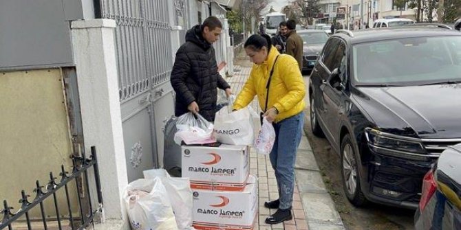İstanbul'daki Ukraynalılardan ülkelerine yardım