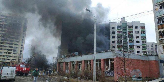 Rusların havadan saldırdığı Ukrayna'nın Çernigiv kentinde ölenlerin sayısı 47'ye yükseldi