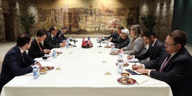 Cumhurbaşkanlığı Sözcüsü Kalın, ABD Dışişleri Bakan Yardımcısı Sherman ile görüştü