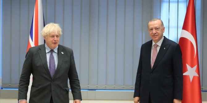 Cumhurbaşkanı Erdoğan, İngiltere Başbakanı Johnson ile telefonda görüştü