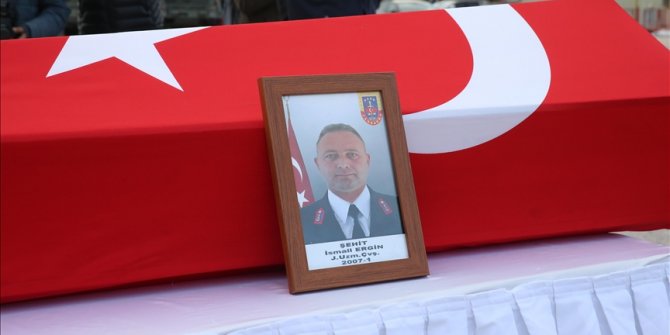 Şehit Uzman Çavuş İsmail Ergin için Tokat'ta tören düzenlendi