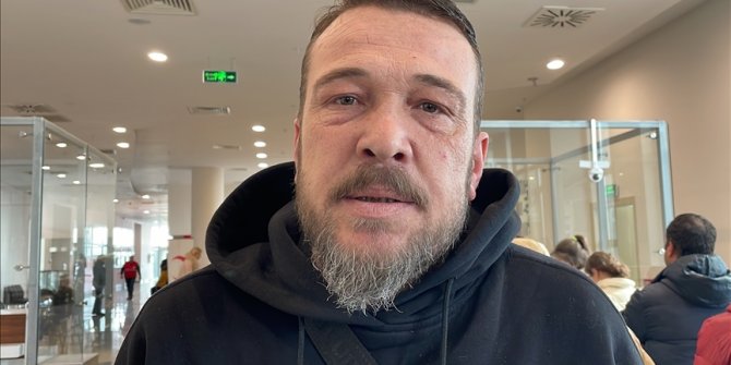 Ukrayna'da evinin yanına bomba düşen Türk vatandaşı yaşadıklarını anlattı