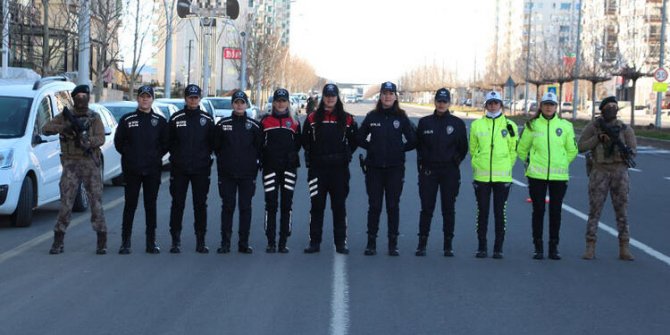 Diyarbakır'da 8 Mart'a özel kadınlardan oluşan polis timi
