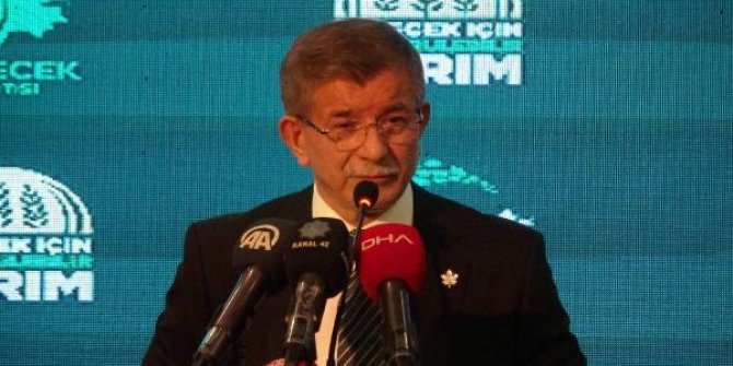 Davutoğlu: Çiftçi kadınlarımıza emeklilik maaşı bağlayacağız