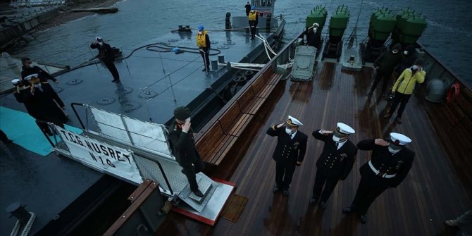 Çanakkale zaferinin mimarlarından 'Nusret'in 107 yıl sonra izinden gidildi