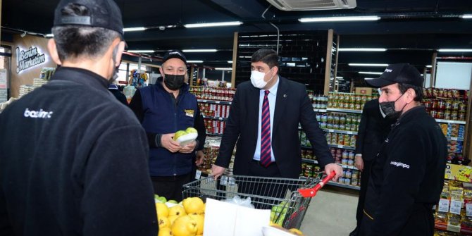 Başkan Oğuz, zabıta ekipleriyle yağ denetimine çıktı