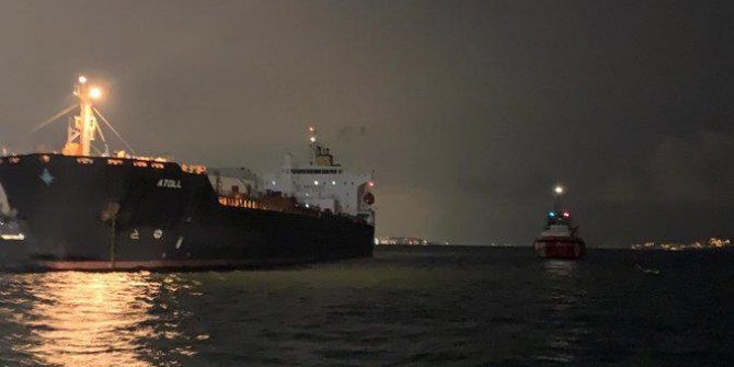 İstanbul Boğazı'nda sürüklenen gemi kurtarıldı