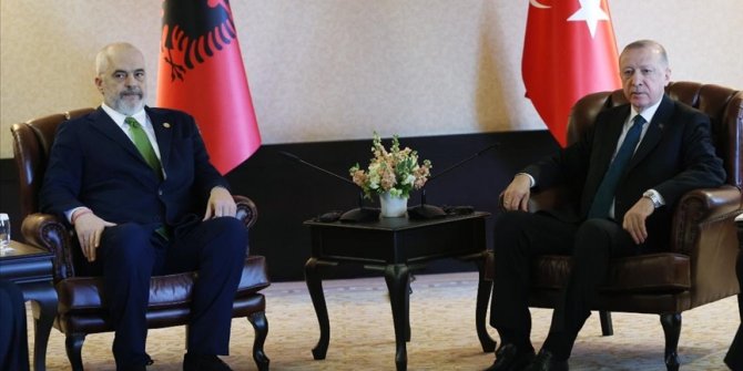 Cumhurbaşkanı Erdoğan, Arnavutluk Başbakanı Rama'yı kabul etti