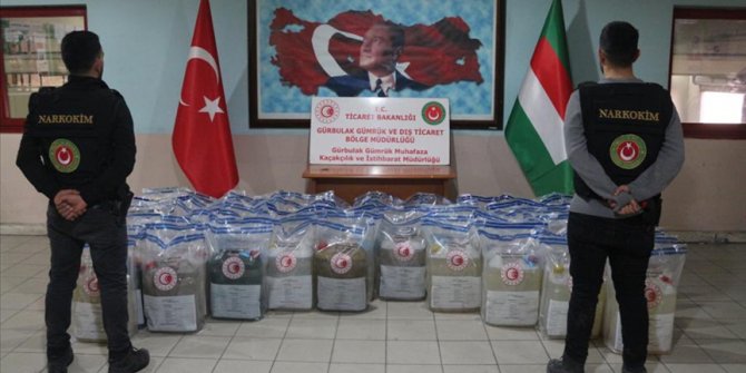 Gürbulak'ta 'dünyanın en tehlikeli uyuşturucuları'ndan metamfetamine geçit verilmiyor