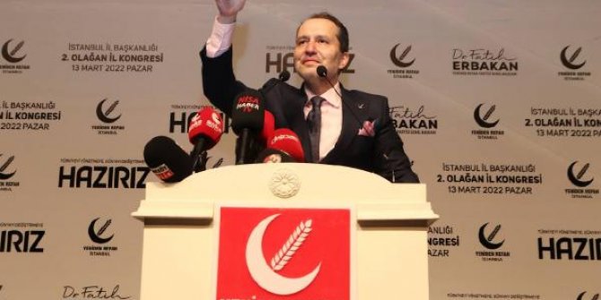 Yeniden Refah Partisi, İstanbul 2’nci Olağan Kongresi’ni yaptı