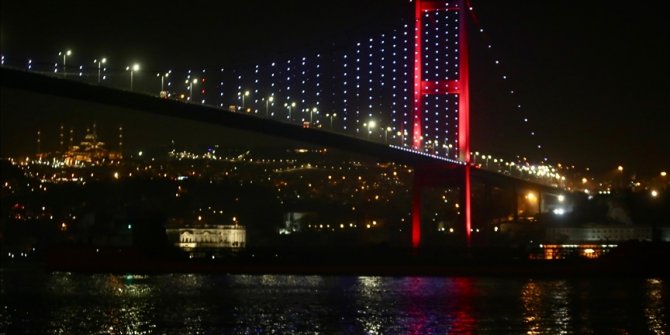 Rusya’dan yola çıkan ayçiçeği yağı yüklü gemi İstanbul Boğazı'ndan geçti