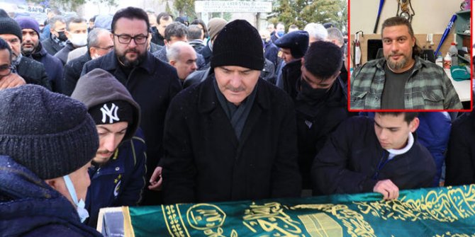 Bakan Soylu, Samsun'da kuzeninin cenazesine katıldı