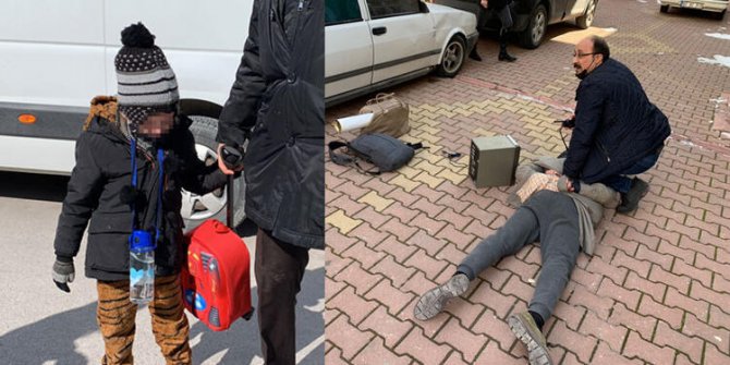 İçindeki çocukla otomobili çalan şüpheli yakalandı