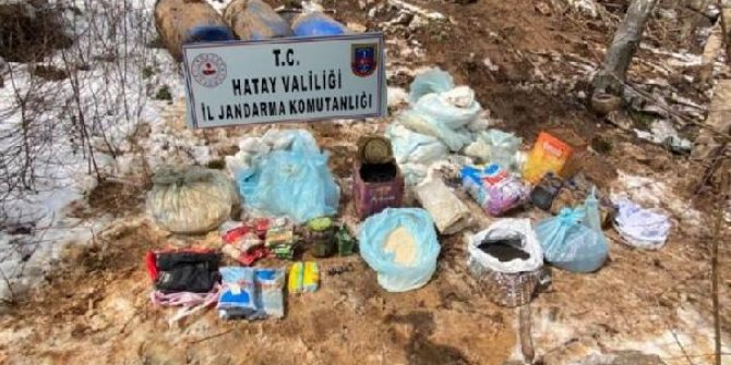 Hatay’da terör örgütünün mühimmatı ele geçirildi