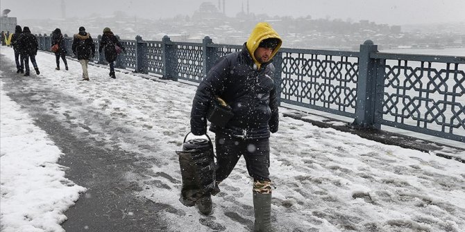 İstanbul için kuvvetli kar uyarısı