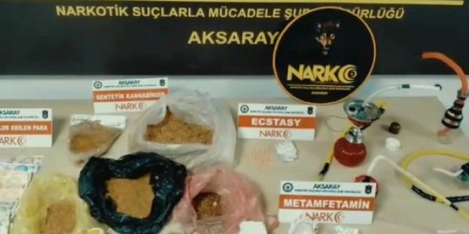 Aksaray'da uyuşturucu operasyonunda 10 tutuklama