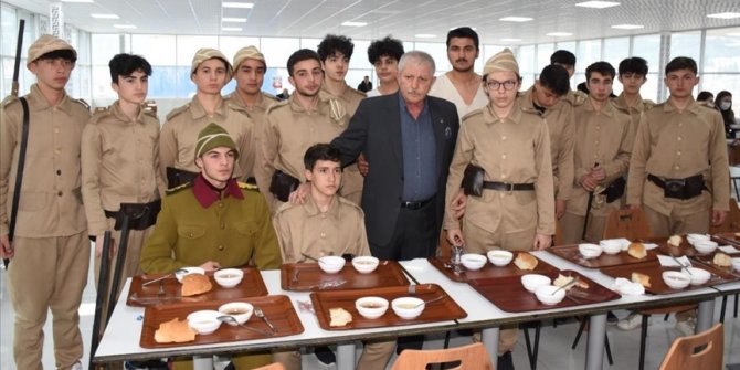 Amasya Belediyesinde 'Çanakkale menüsü' ikramı