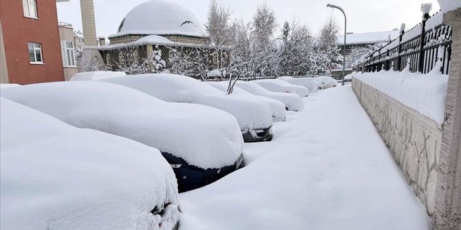 Doğu Anadolu'da ilkbaharda yoğun kar etkili oldu