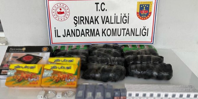 Şırnak'taki asayiş ve kaçakçılık operasyonlarında 86 gözaltı