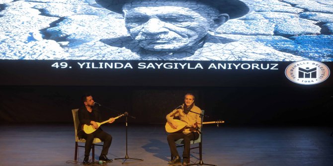 Halk Ozanı Aşık Veysel’i 49’uncu ölüm yıldönümünde andı