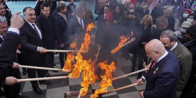 Ankara'da, Türk devletlerinin temsilcileri ile Nevruz kutlaması
