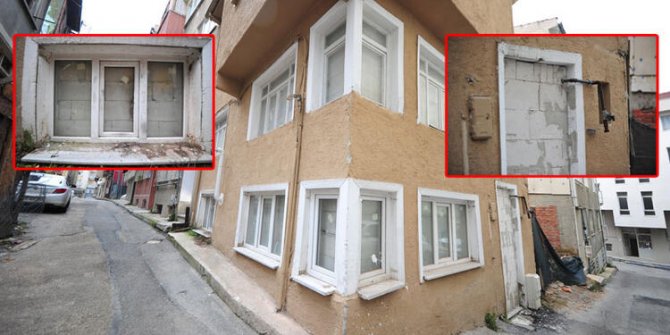 Hırsızlardan bıktı, pencere ve kapıya içeriden duvar ördü
