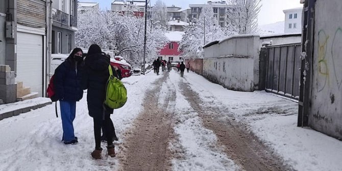 Van'da 325 yerleşim yerinin yolu kardan kapalı