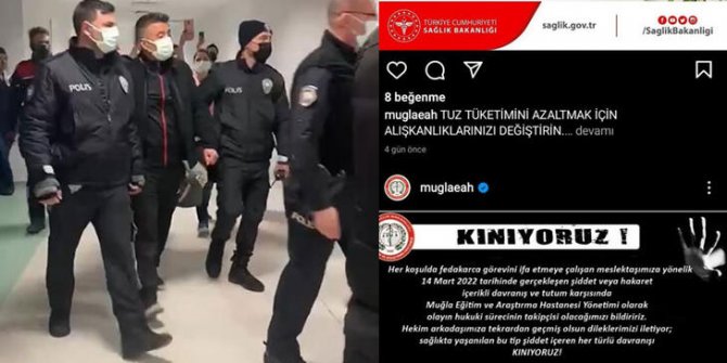 Görevden alınan İl Sağlık Müdürü, uzman çavuş hakkında kınama mesajı yayımlatmış