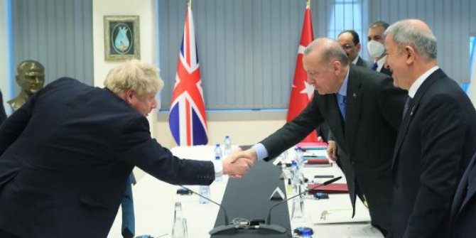Cumhurbaşkanı Erdoğan, İngiltere Başbakanı Johnson ile bir araya geldi