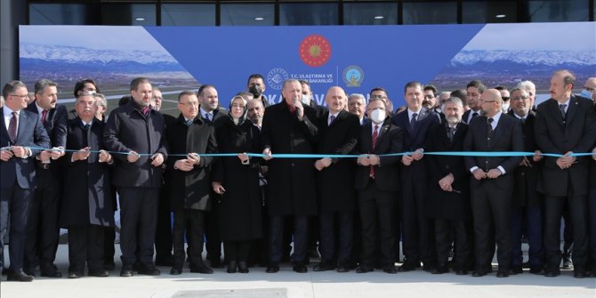 Cumhurbaşkanı Erdoğan, Tokat Yeni Havalimanı'nın açılışını yaptı