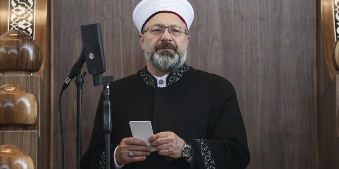 Diyanet İşleri Başkanı Erbaş: Camilerimizi gençlerle çocuklarla derslerle donatmaya çalışacağız