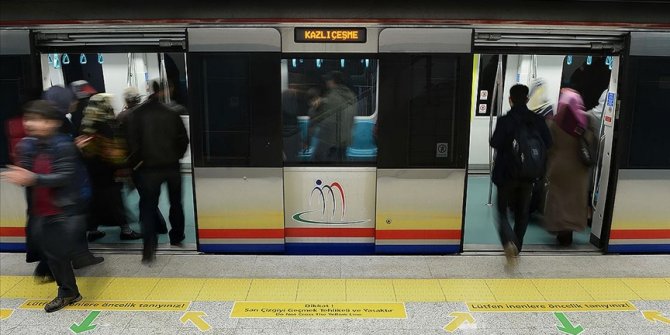 Marmaray'da, bir günde taşınan 580 bin 560 yolcuyla rekor tazelendi