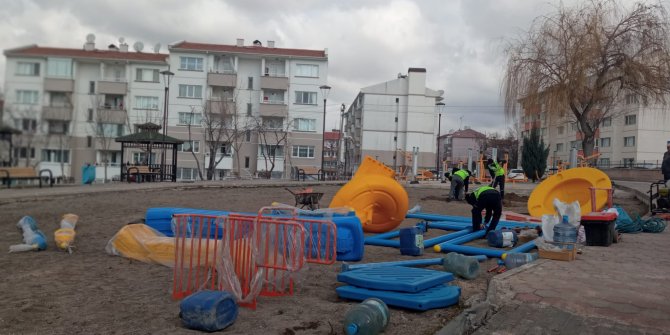 Sincan'daki oyun parklardaki oyun gruplarını değişiyor