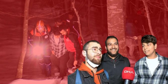 Türk bayrağını yerine asmak için Uludağ'a tırmanıp mahsur kalan 3 genç: Yeter ki bayrağımız dalgalansın
