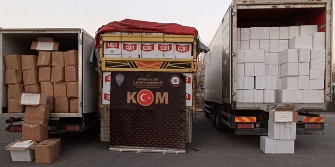 Kayseri merkezli 50 milyon TL'lik kaçakçılık operasyonu: 15 gözaltı