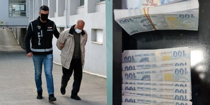 Çantasından sahte 416 bin lira çıktı, 'Haberim yoktu' dedi