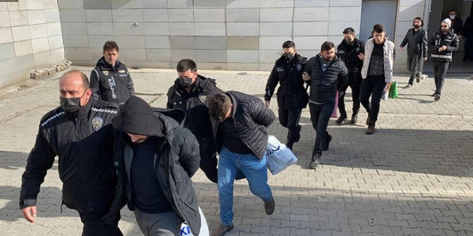 Samsun merkezli suç örgütü operasyonunda 15 şüpheli daha adliyede