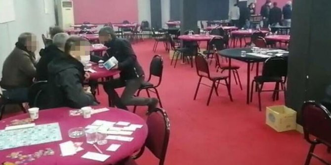 Tombala baskınında 141 bin lira ceza kesildi