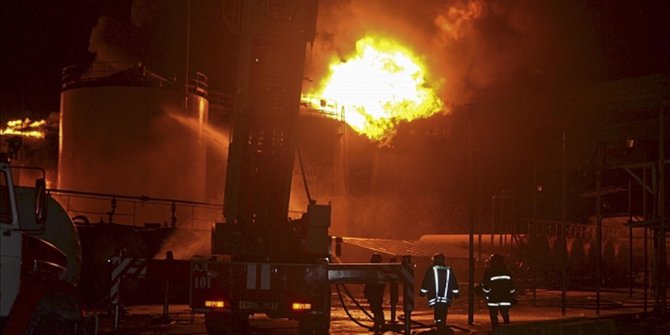 Rus ordusu, Ukrayna'nın Rivne bölgesinde petrol deposunu vurdu