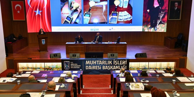 Başkentli muhtarlara elektromanyetik kirlilikle mücadele eğitimi verildi