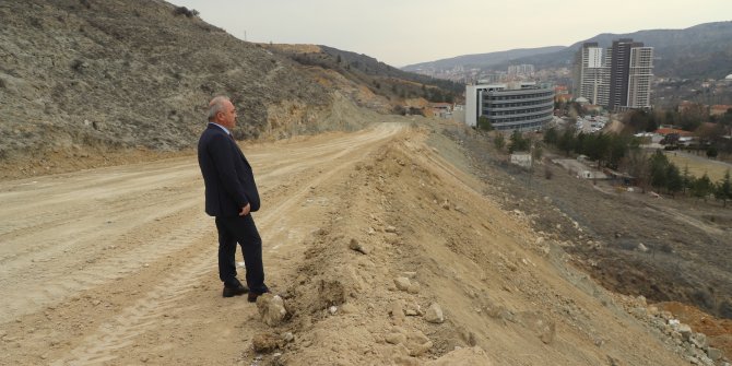 Çankırı Karatekin Üniversitesine Hastane Kavşağı çalışmalarında sona gelindi