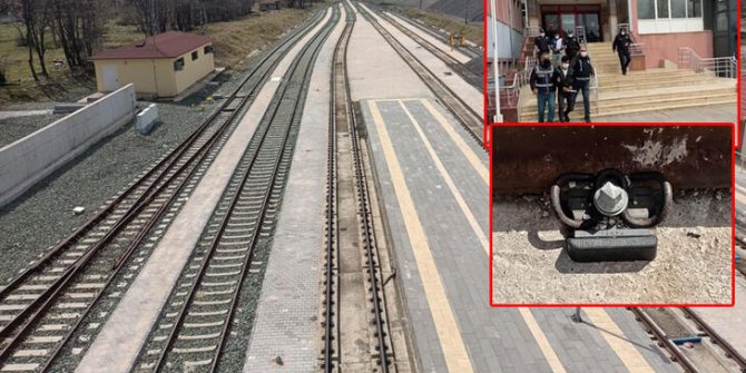 Polisin çabası tren kazasını önledi