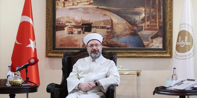 Diyanet İşleri Başkanı Erbaş: Kur'an-ı Kerim'in en önemli ilkelerinden birisi, iyiliği emretmek, kötülükten men etmektir