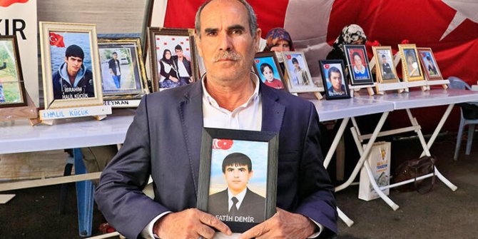 Evlat nöbetindeki baba: Oğlum, seni almadan buradan kalkmayacağım