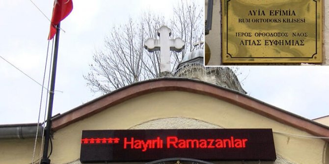 Kadıköy'deki kiliseden ramazan kutlaması